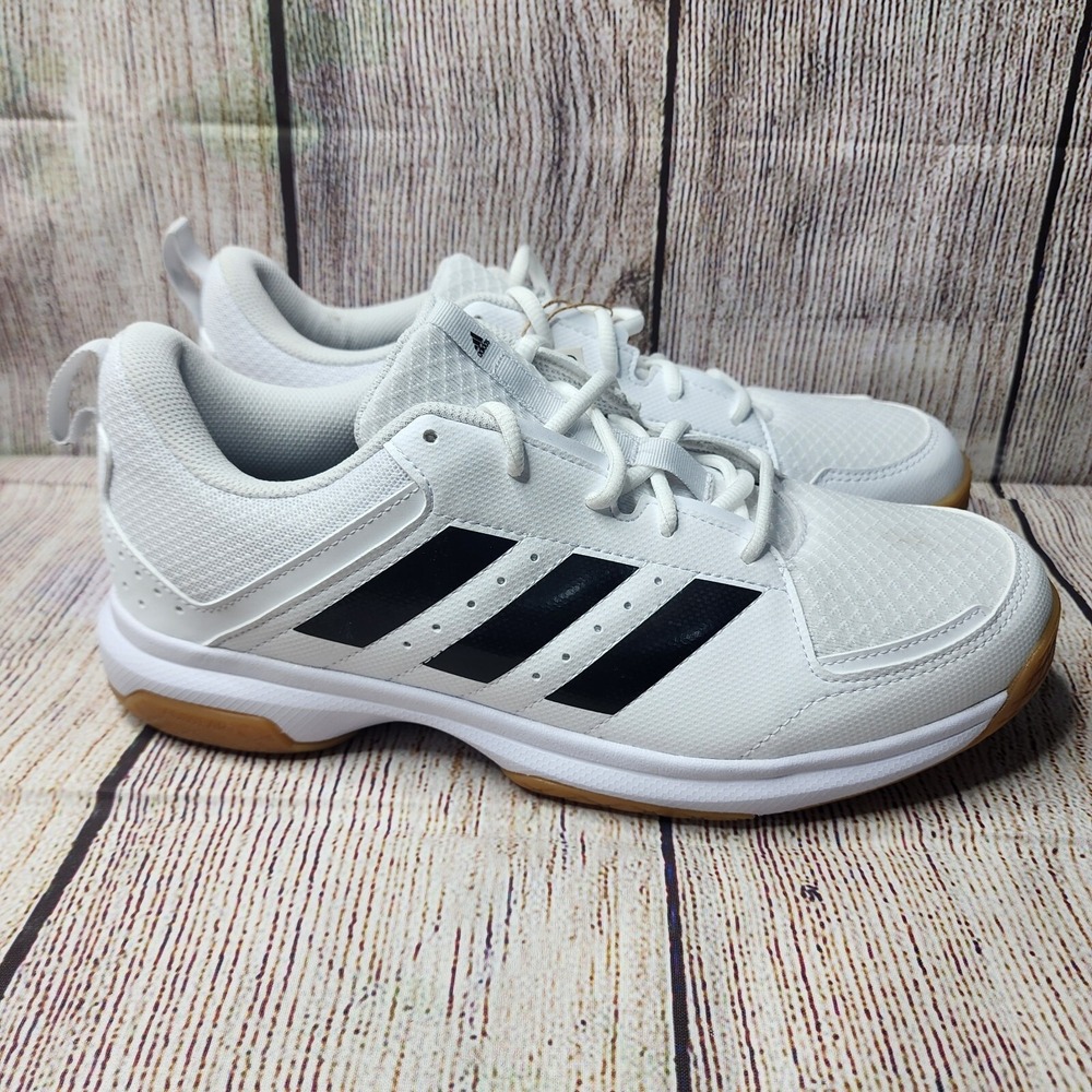 NEW Adidas Ligra 7 Volleyball White Black Sneaker Shoes FZ4660 US Women 10